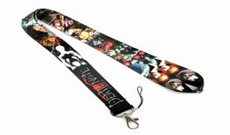 Japanese Anime designers Death Note Lanyard For Keychain ID Card Cover Pass student Badge Holder Key Ring Neck Straps Accessories9638693