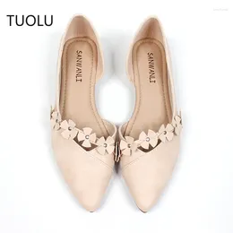 Casual Shoes 2024 Summer Autumn Ladies Flat Women Comfortable Shallow Pointer Toe Slip On Flats Shoe