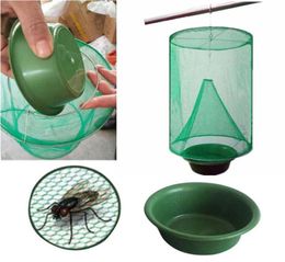 Fly Kill Pest Control Trap Tools Reusable Hanging Fly Catcher Summer Flytrap Zapper Cage Net Garden Supplies2271972