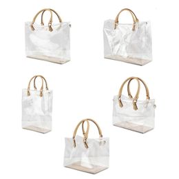 DIY Purse Bag Making Clear PVC Craft Tool Set Handmade Handbag Gift Bags Accessories for Women Girls 240509