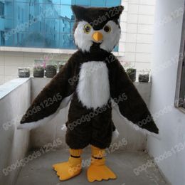 Christmas Brown Owl Mascot Costumes Halloween Cartoon Character Outfit Suit Character Carnival Xmas Advertising Birthday Party Fancy Dress