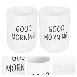 Mugs Brushing Teeth Mouth Wash Cups Tooth Holder Plastic Drinking Bathroom Toothbrush Mouthwash Reusable Water Glasses