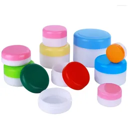 Storage Bottles 100pcs Empty Plastic Makeup Jar 10g Sample Pot Travel Face Cream Lotion Cosmetic Container