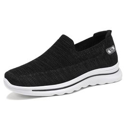 Men's Women's Everyday Sneakers Solid Colour Design Black White Blue Red Slips on Men's Sneakers Gai 015