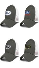 Men Mesh Cap Ford Performance Racing Original logo Women039s One Size Ventilation Sun Hats Camouflage Grey black white1232076