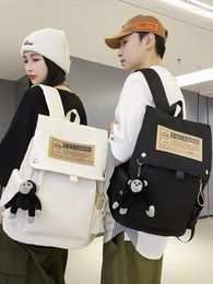 Backpack Bags And Suitcases 2024 Fashion Brand Personality Cool Women's Computer Korean Designer Bag Sports