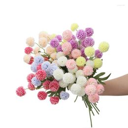 Decorative Flowers 1 Bunch Of Artificial Silk High Quality Home Decorations Small Chrysanthemum Christmas Wedding Room Decoration