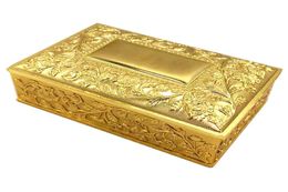 Creative European retro gold and silver metal princess clamshell Jewellery box ring storage box1696584