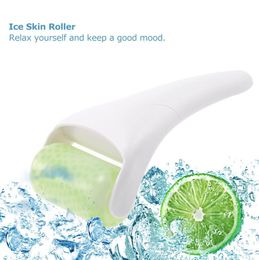 Ice Skin Roller Face Body Massage Derma Roller Iced Wheel Prevent Wrinkles Anti Aging ABS Handle2932541
