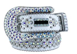 2022Simon rhinestone Belt with bling rhinestones for mens Women Designer belts as birthday Christmas gift2156854