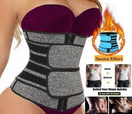 Waist Trainer Women Slimming Sheath Tummy Reducing Shapewear Belly Shapers Sweat Body Shaper Sauna Corset Workout Trimmer Belts1607675897