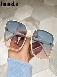 Oversized Sunglasses Women Luxury Designer Vintage Square Sun Glasses Classic Eyewear for Lady UV400 Big Frame5382081