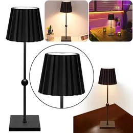 Table Lamps Minimalist Atmosphere Light 5200mAh Modern Bedside Last Up 16H Metal Desk USB Charging For Restaurant Bars
