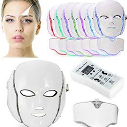 Led Skin Rejuvenation Skin Care Hot Cold 7 Color Led Light Treatment Neck Face Phototherapy Pdt Machine