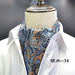 Bow Ties Men's Cravat Korean Scarfs Fine Warp Fabric Personality British Suit Polyester Silk Scarf Business Accessories Gifts Whol 266j