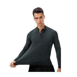 LL-11516 Yoga Outfit Mens Train Basketball Running Gym Tshirt Exercise & Fiess Wear Sportwear Loose Shirts Outdoor Tops Long Sleeve Elastic Breathable -2147483648 75