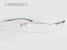 Whole 2016 Fashion Titanium rimless eyeglasses frame Brand Men Glasses suit reading glasses P91122984697