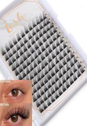 False Eyelashes Dramatic Bundles Eye Lashes C Curl Volume Individual Dovetail Segmented DIY Clusters2736267