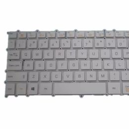 Laptop Keyboard For LG 13Z980 13ZD980 SG-91010-XUA AEW73969822 English US White Without Frame