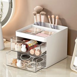 Ins Cute Kawaii Pen Holder Organiser Kids Girl Student Office Desktop Jewellery Fashion Drawer Rabbit Stationery Storage Box Rack 240510