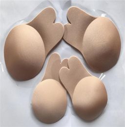 Reusable Women Breast Petals Lift Nipple Cover Invisible Adhesive Silicone Push Up Sexy Backless Strapless Breast Cover Pasties4244154