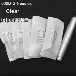 Selling 600DG 7RL Or 7RS Permanent Makeup needles 7mm Eyebrow Lips Eyeliner Tattoo Needles For Nouveau Permanent makeup mach3296209