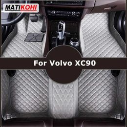 Floor Mats Carpets MATIKOHI Custom Car Floor Mats For Volvo XC90 Auto Carpets Foot Coche Accessorie T240509