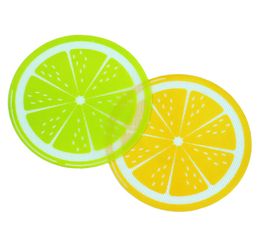 Silicone Dabbing Mat Lemon design round Wax NonStick Kitchen Tools Dabber Sheets Dab Pad for Dry Herb Oil Rigs Smoking multi patt5615525