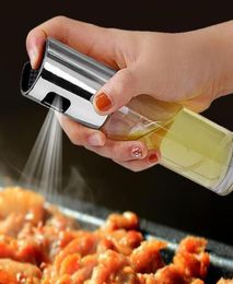 Whole 100pcslot BBQ Baking Olive Oil Spray Bottle Oil Vinegar Spray Bottles Water Pump Gravy Boats BBQ Kitchen Tools Salad FW4527267