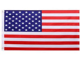 50pcs American Flag USA Garden Office Banner Flags 3x5 FT Bannner Quality Stars Stripes Polyester Sturdy Flag 15090 CM1832859