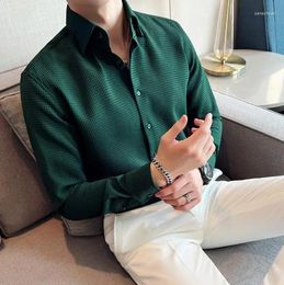Men's Suits Shirt Long Sleeved Autumn Business And Leisure