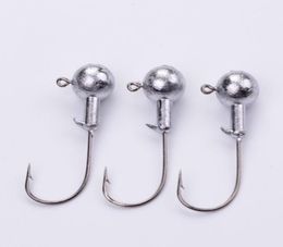 2019 5 PSCLot New High Quality 1g3g5g55g10g Lead Head Hook Jigs Bait Fishing Hooks For Soft Lure Fishing Tackle5588165