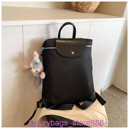 Designer Bag Stores Are 95% Off French 70th Anniversary Backpack Nylon Waterproof Fashion Casual Lightweight Womens BookNDA1
