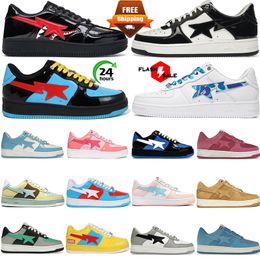 Free shipping designer Casual Shoes outdoor mens womens Low platform Black Camo bule Beige yellow Suede sports sneakers trainers fashion Tennis shoes size 5.5-11