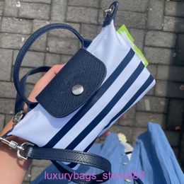 Designer Bag Stores Are 95% Off 2024 New Womens Bun Dumpling Haijun Style Stripe Seri Group Purchase Private Chat2UIO