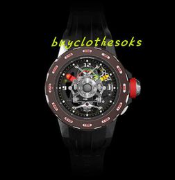 Armbandsur designer lyxklocka klassisk begränsad upplaga RM36-01 Sebastien Loeb Gravity Sensor Manual Winding Tourbillon Watch Sports Watch