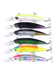 HENGJIA new Minnow Crank Bait fishing Lures 14 5CM 12 7G 6hooks Hard bait Stick fishing lure 50pcs 3 Carbon hooks carp fishing2683174089