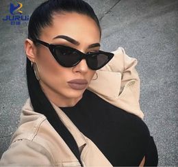 New Hipster Cross Border Small Glasses Frame Europe and The United States Fashion Cat Eye Sunglasses Ladies Personality Sunglasses3800657