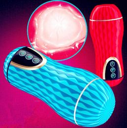 Aeroplane Cup Sex Toys for Men Silicone Soft Tight Pocket Pussy Realistic Vagina Anal Mouth Sucking Male Masturbation Device P082224535808