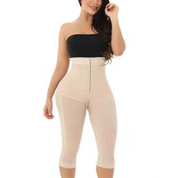 Waist Tummy Shaper Shaping Yoga Gym Exercise High Compression Powernet Front Zipper for Better Comfort and Hip Lift Pants Q240509