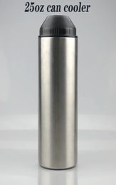 25oz Can Cooler for wine bottle Stainless Steel Tumbler Can Insulator Vacuum Insulated Bottle Cold Insulation Can 2801743