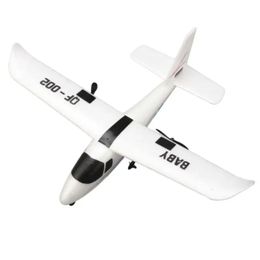 QF002 RC Plane Glider DIY Assembled 2.4G Drop-resistant EPP Fixed Wing Remote Control Multi-Axis Gyroscope Aircraft Kids Toys 240510