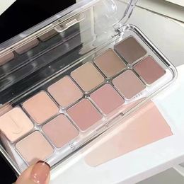 12 Colors Eyeshadow Palette Cement Grey Brown Milk Tea Color Tone Natural 944 reviews All 240425