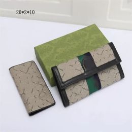 Designer Ophidia long wallet clutch bags Hand long Wallets Card Holder women PU leather double G Collection Coin Purse Luxurys men Unis 263B