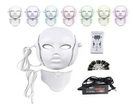 2 Types 7 Colors Electric Led Facial Mask Face Mask Machine Light Therapy Mask Neck Beauty Led Pon Therapy2027773