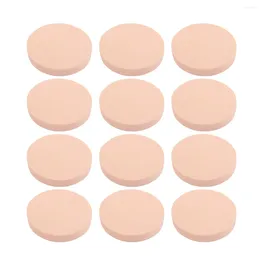 Makeup Sponges 12pcs Beauty Facial Puff Skin Colour Dry And Wet Compact Powder Sponge (Large Size Color)