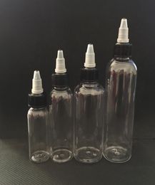Whole 50ml 60ml 100ml 120ml Ecig Plastic Dropper Bottles With Off Caps Pen Shape Empty Pet Bottles For E Liquid9389325