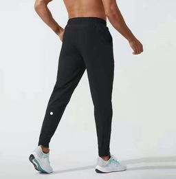 Lu l Jogger Long Pants Sport Yoga الزي السريع الجاف الجاف جيوب الجراثيم سراويل السراويل رجالي مرنة الخصر اللياقة البدنية Aritzia 5513ess