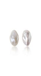 China high quality solid s925 silver stud earrings female classic white pearl cute fashion ear Jewellery lady jewellry whole8877267