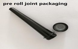 pre roll joint packaging 98mm 120mm PLASTIC Conical TUBEs Packaging moonrock Preroll Prerolled tube With CR lids DHL shippin7270403